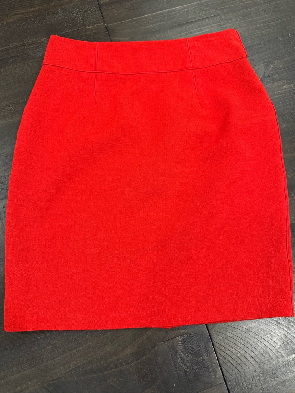 Yoana Baraschi Bright Red Pencil Skirt